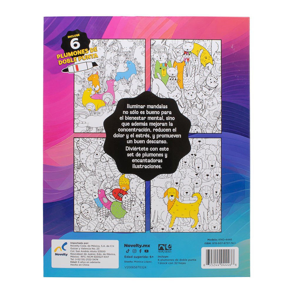 Cuentos y Plumones Mandalas Animales