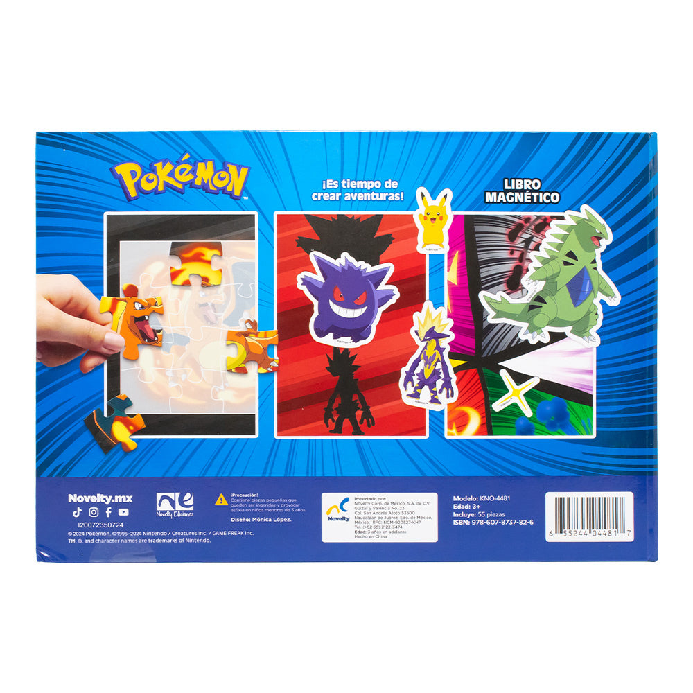 Libro Magnético Pokémon – Juego Educativo | Ediciones Novelty
