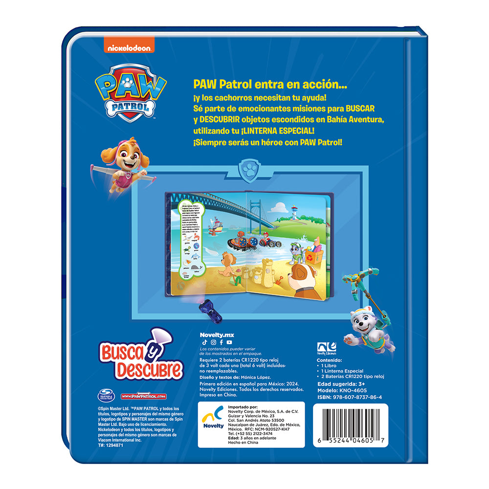 Libro de Actividades Paw Patrol Busca y Descubre