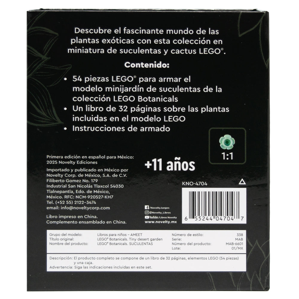 Mini Jardín Lego Botanicals Suculentas