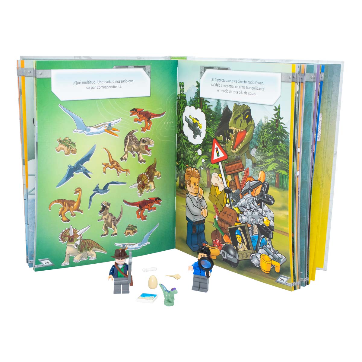 LIBRO DE ACTIVIDADES LEGO JURASSIC WORLD