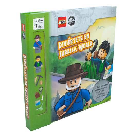 LIBRO DE ACTIVIDADES LEGO JURASSIC WORLD