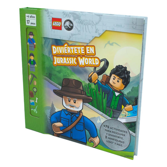 LIBRO DE ACTIVIDADES LEGO JURASSIC WORLD