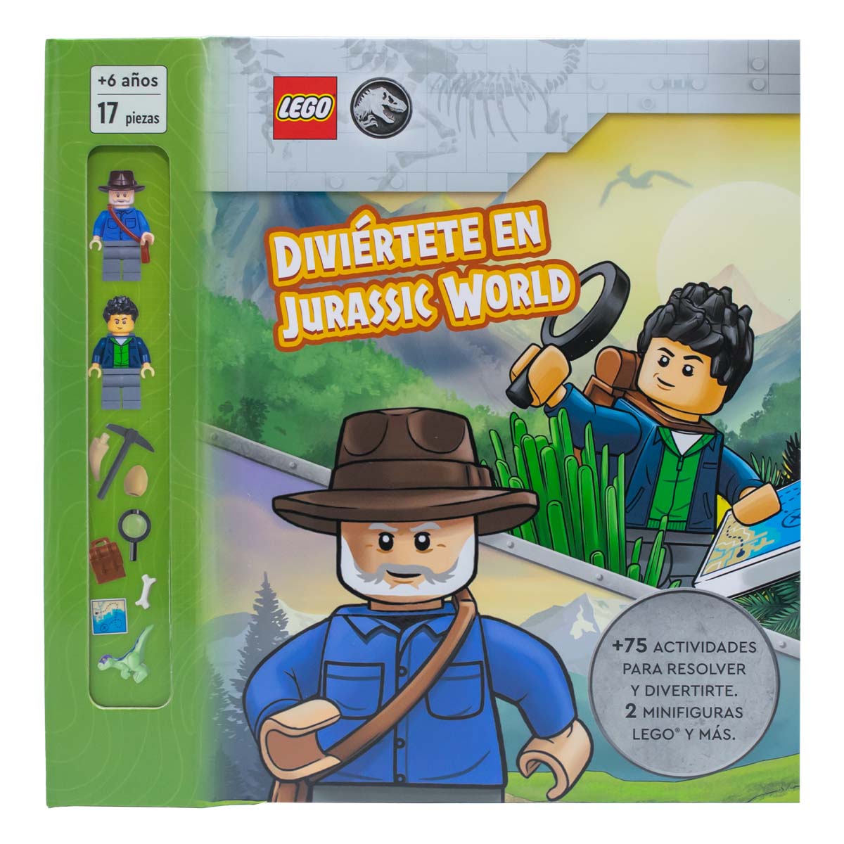 LIBRO DE ACTIVIDADES LEGO JURASSIC WORLD