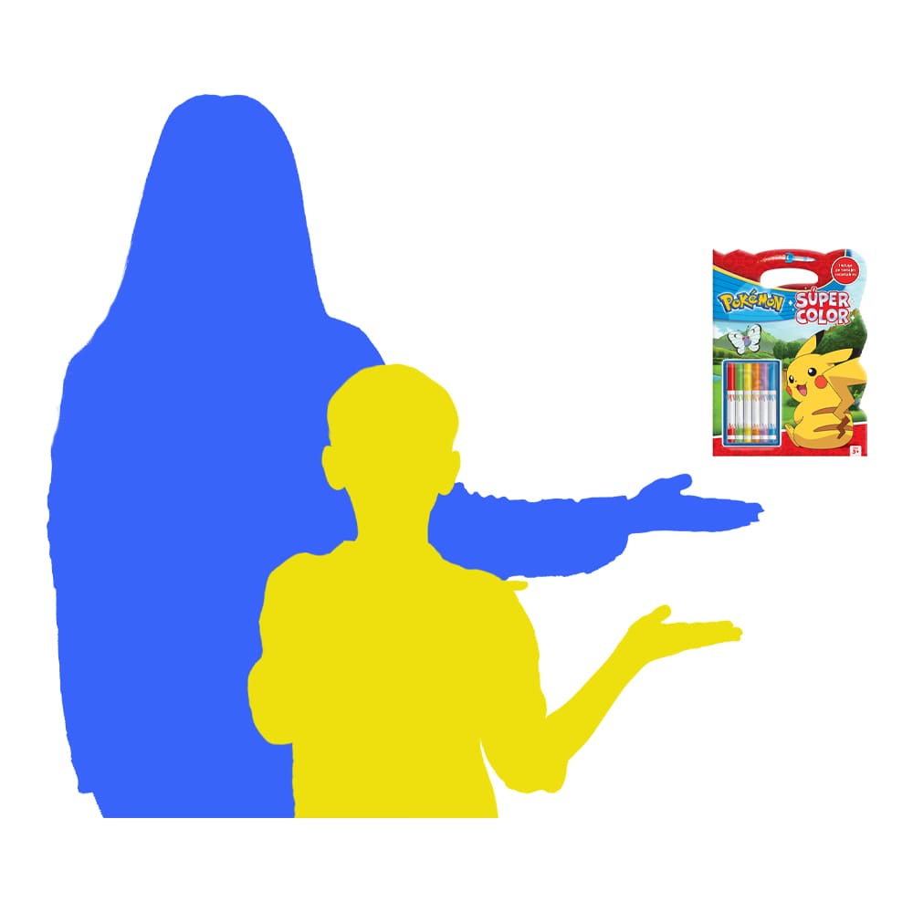 Libro de Actividades Pokémon Super Color