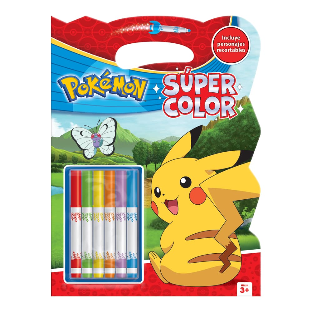 Libro de Actividades Pokémon Super Color