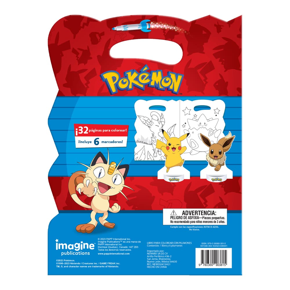 Libro de Actividades Pokémon Super Color