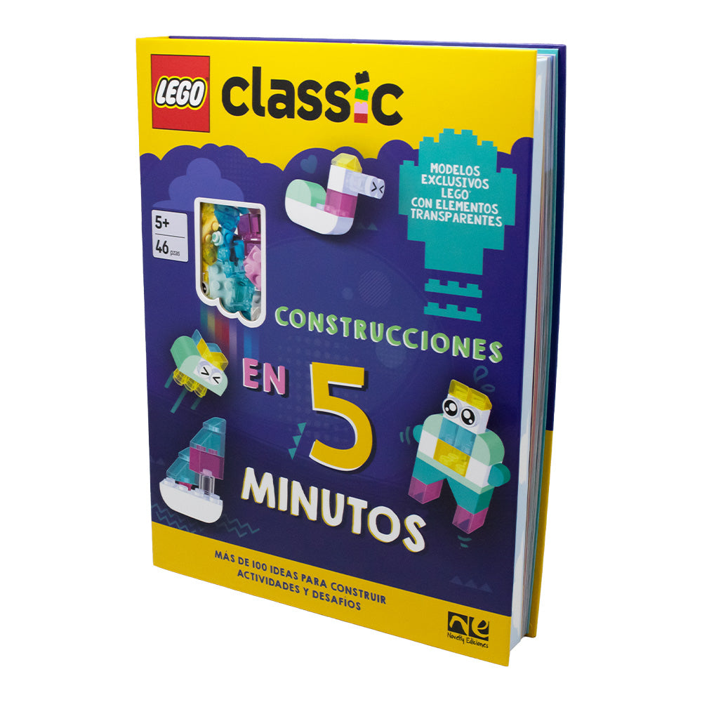 LEGO Classic Construcciones en 5 Minutos | Libro con Piezas| Novelty
