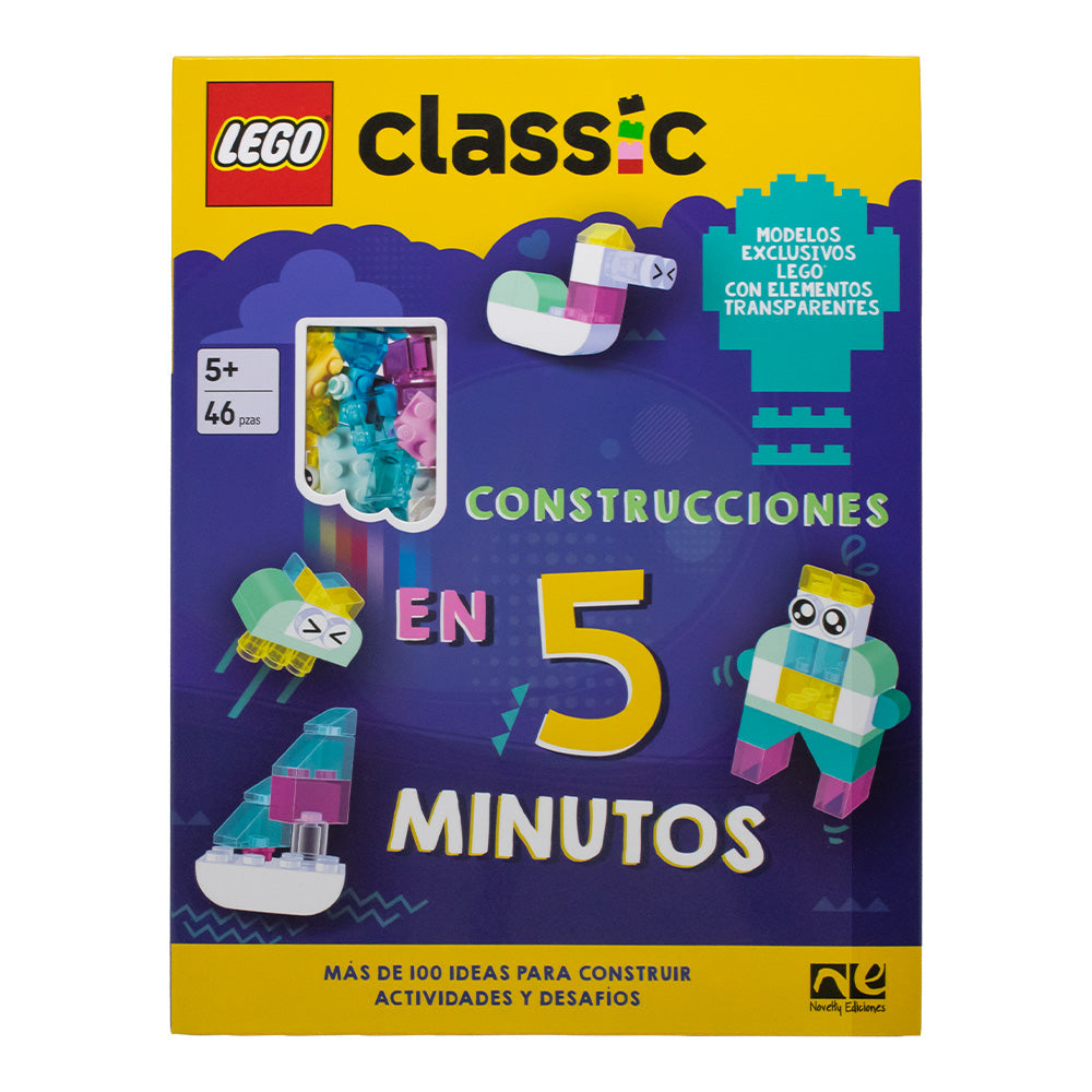 LEGO Classic Construcciones en 5 Minutos | Libro con Piezas| Novelty