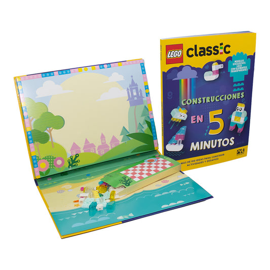 LEGO Classic Construcciones en 5 Minutos | Libro con Piezas| Novelty