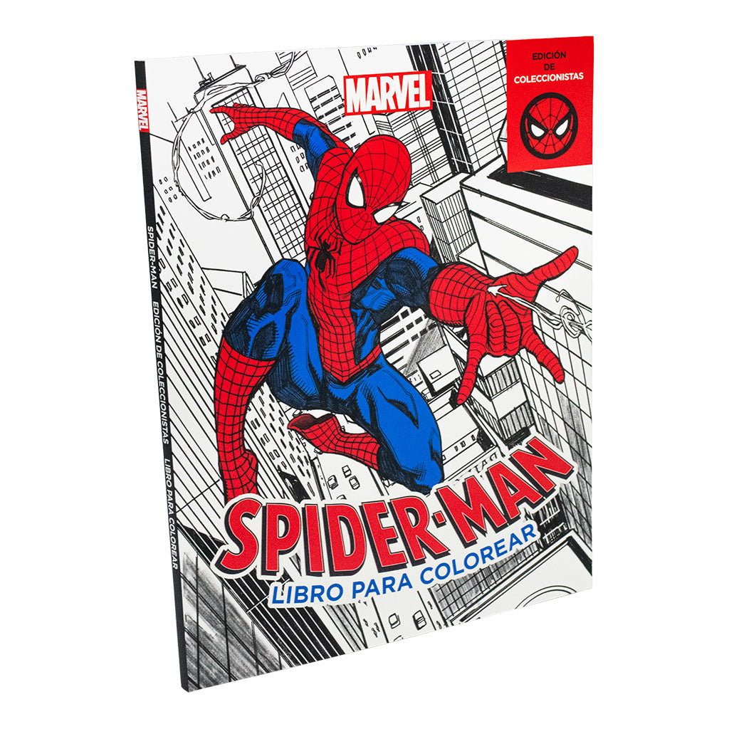 Libro para Colorear Spider-Man | Edición Coleccionistas Marvel