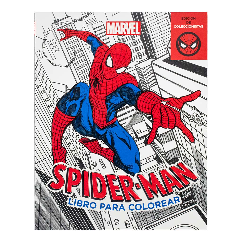 Libro para Colorear Spider-Man | Edición Coleccionistas Marvel