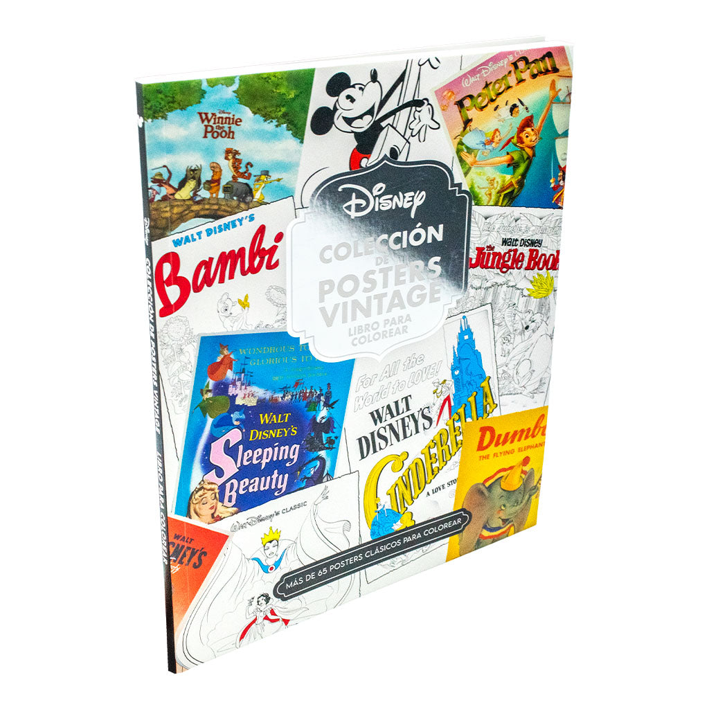 Libro para Colorear Disney Vintage | Posters Clásicos
