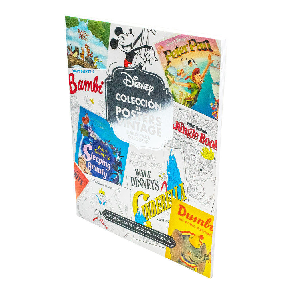 Libro para Colorear Disney Vintage | Posters Clásicos