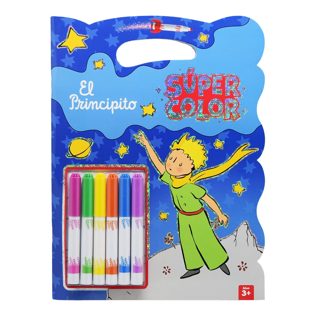 Súper Color El Principito | Libro para Colorear con Plumones Novelty