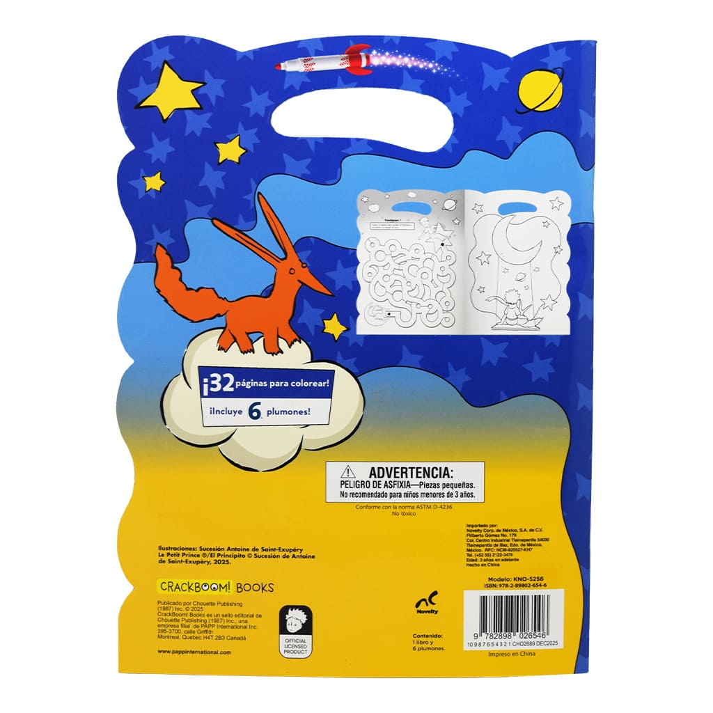 Súper Color El Principito | Libro para Colorear con Plumones Novelty