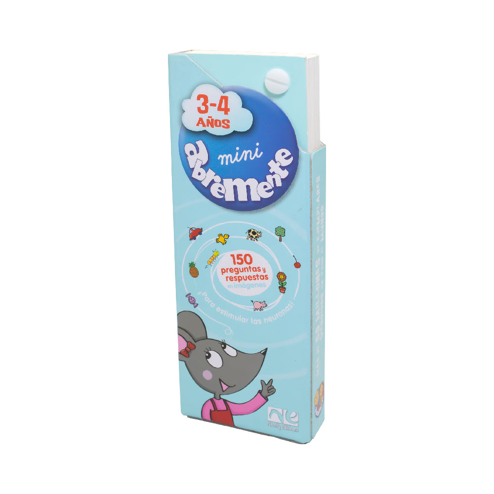 Mini Abremente de 3 - 4 Años ¡Para estimular las Neuronas! - Novelty Corp.