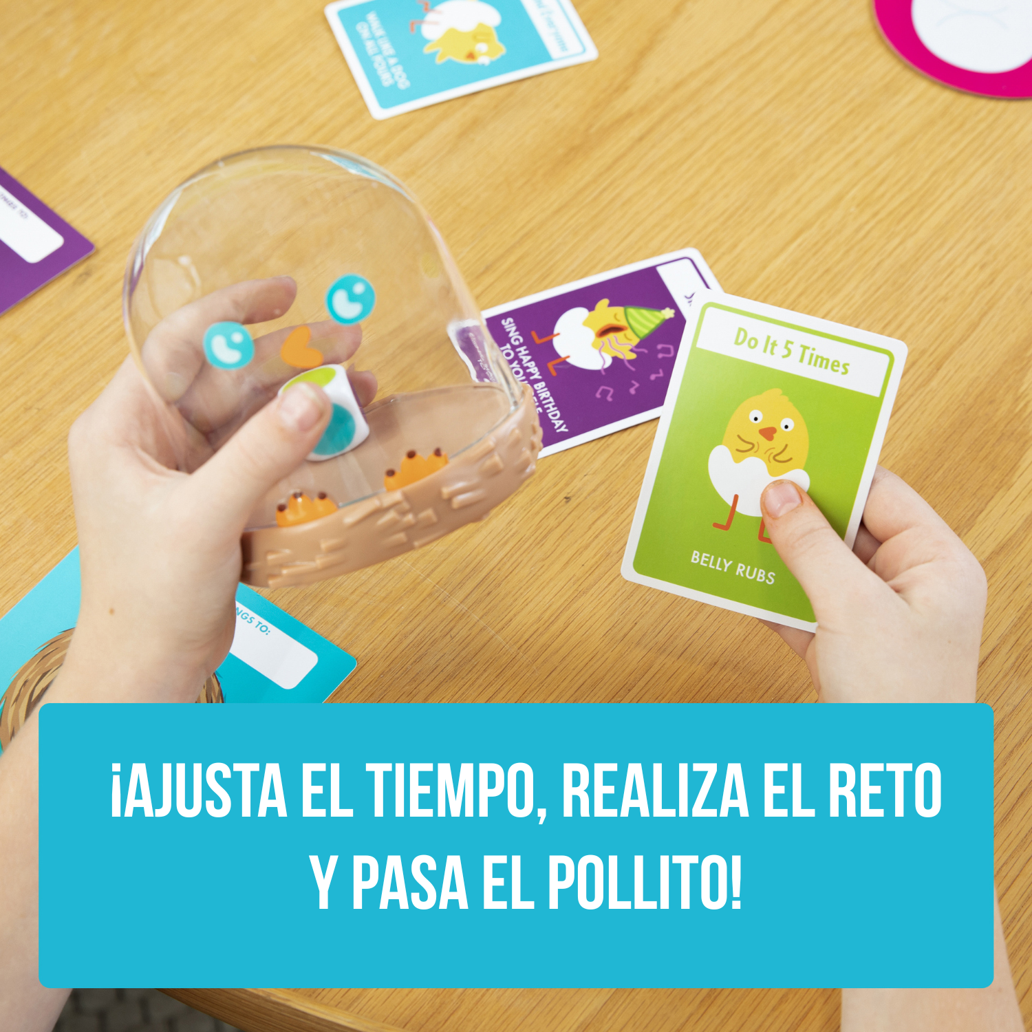 Juego de Mesa Carrera de Pollitos Exploding Kittens | Diversión Infantil