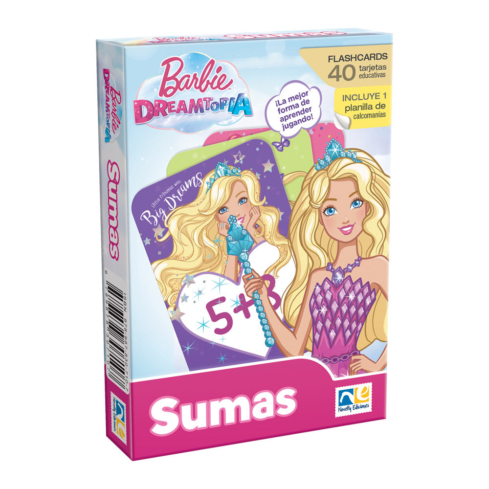 Flashcards Sumas de Barbie Dreamtopia - Novelty