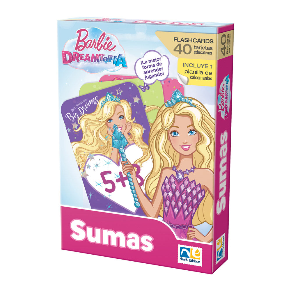 Flashcards Sumas de Barbie Dreamtopia - Novelty