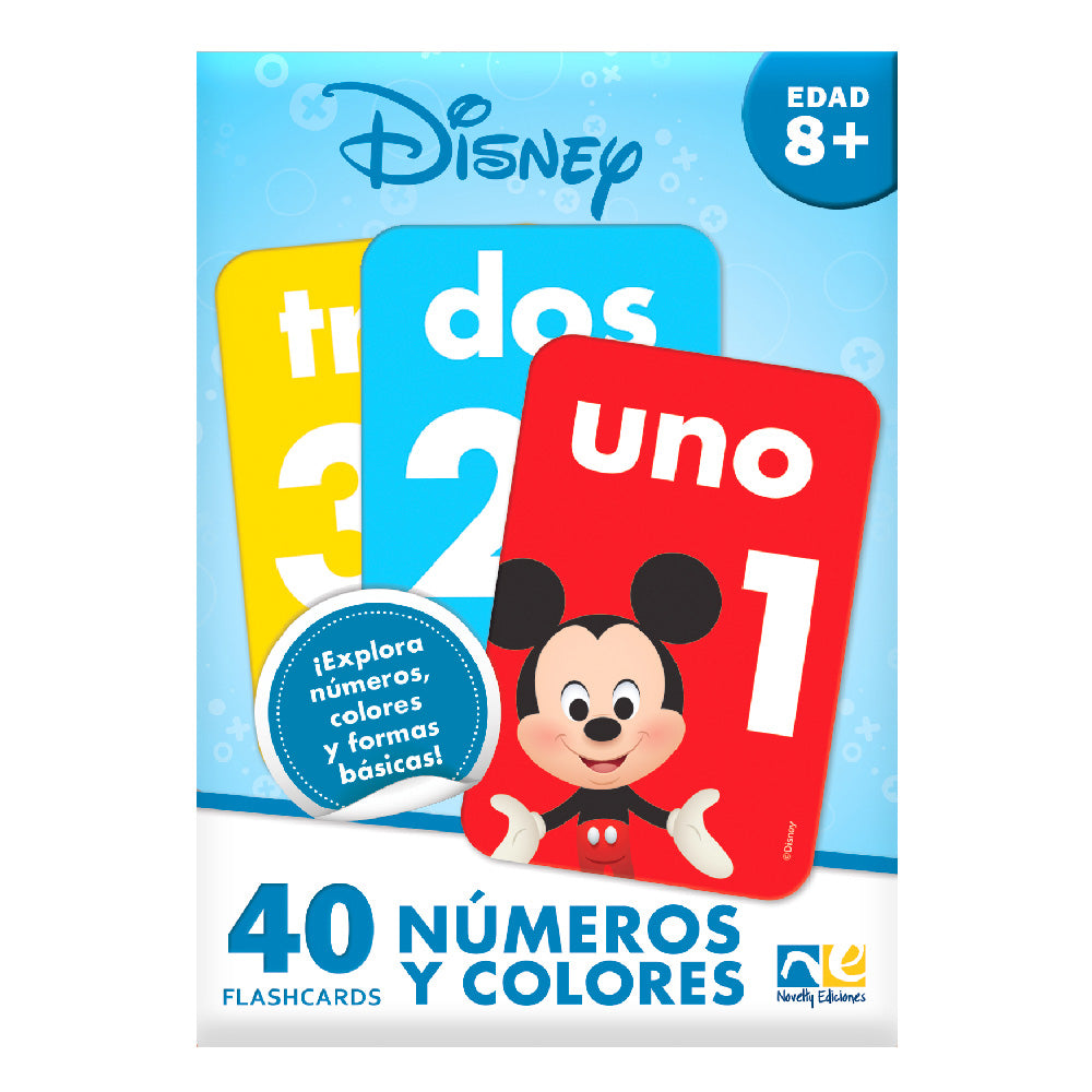 Flashcards disney numeros y colores