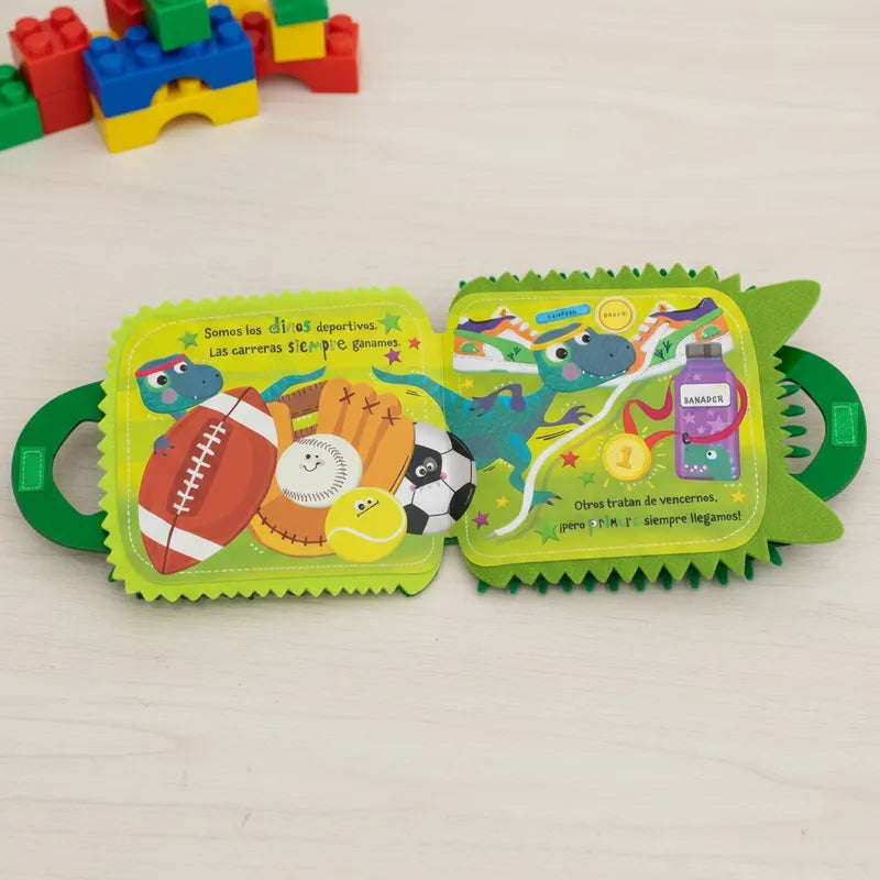 Mi Dino Mochila Libro Interactivo Con Dinosaurios