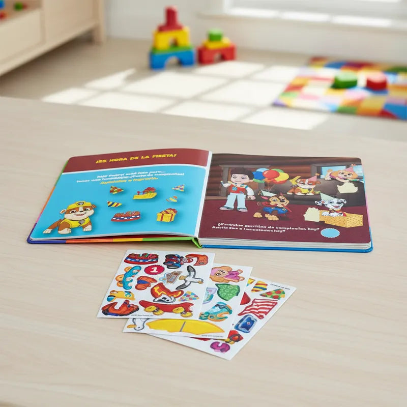Libro Paw Patrol Sensorial de Fieltro | Libro Educativo Infantil Didáctico