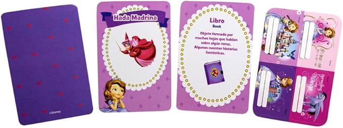 Flash cards vocabulario princesa sofia