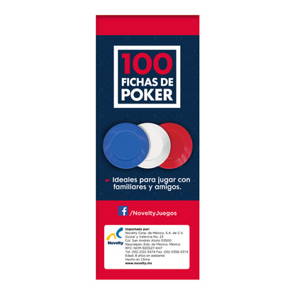 Fichas poker 100 fichas