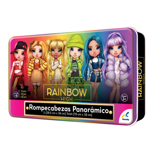 Rompecabezas Panorámico 3 en 1 Rainbow High