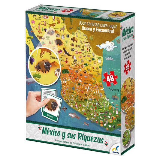 Rompecabezas piso republica mexicana