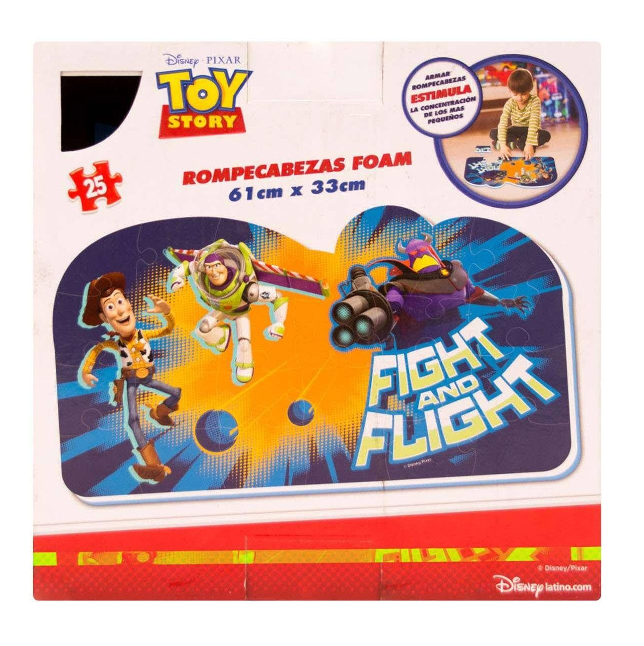 Rompecabezas foam piezas gigantes toy story