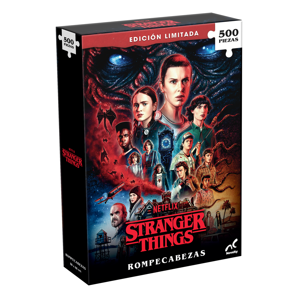 Rompecabezas Stranger Things de 500 Piezas - Novelty Corp.