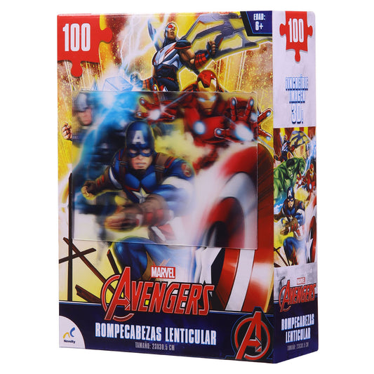 Rompecabezas 3D Avengers de 100 Piezas