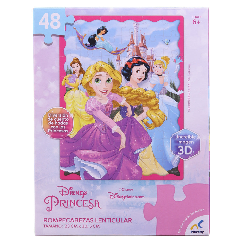 Rompecabezas 3D Princesas de Disney 48 Piezas