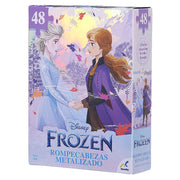 Rompecabezas Brillo Metálico de Frozen - Novelty - Novelty Corp.