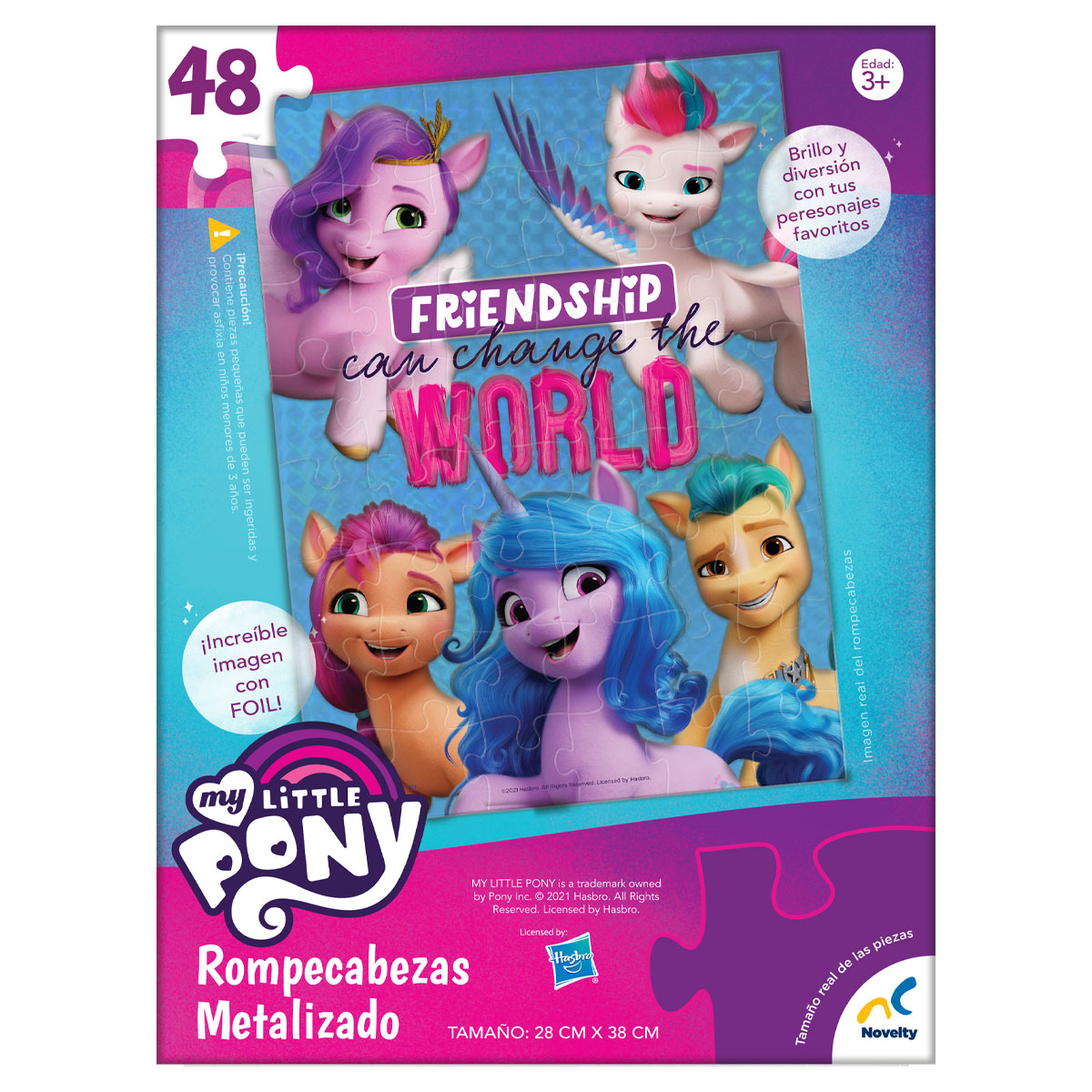 Rompecabezas especial foil my little pony