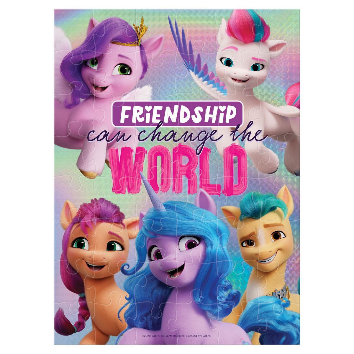 Rompecabezas especial foil my little pony