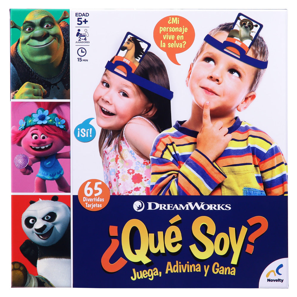 Juego de Mesa ¿Qué Soy? Dream Works - Novelty
