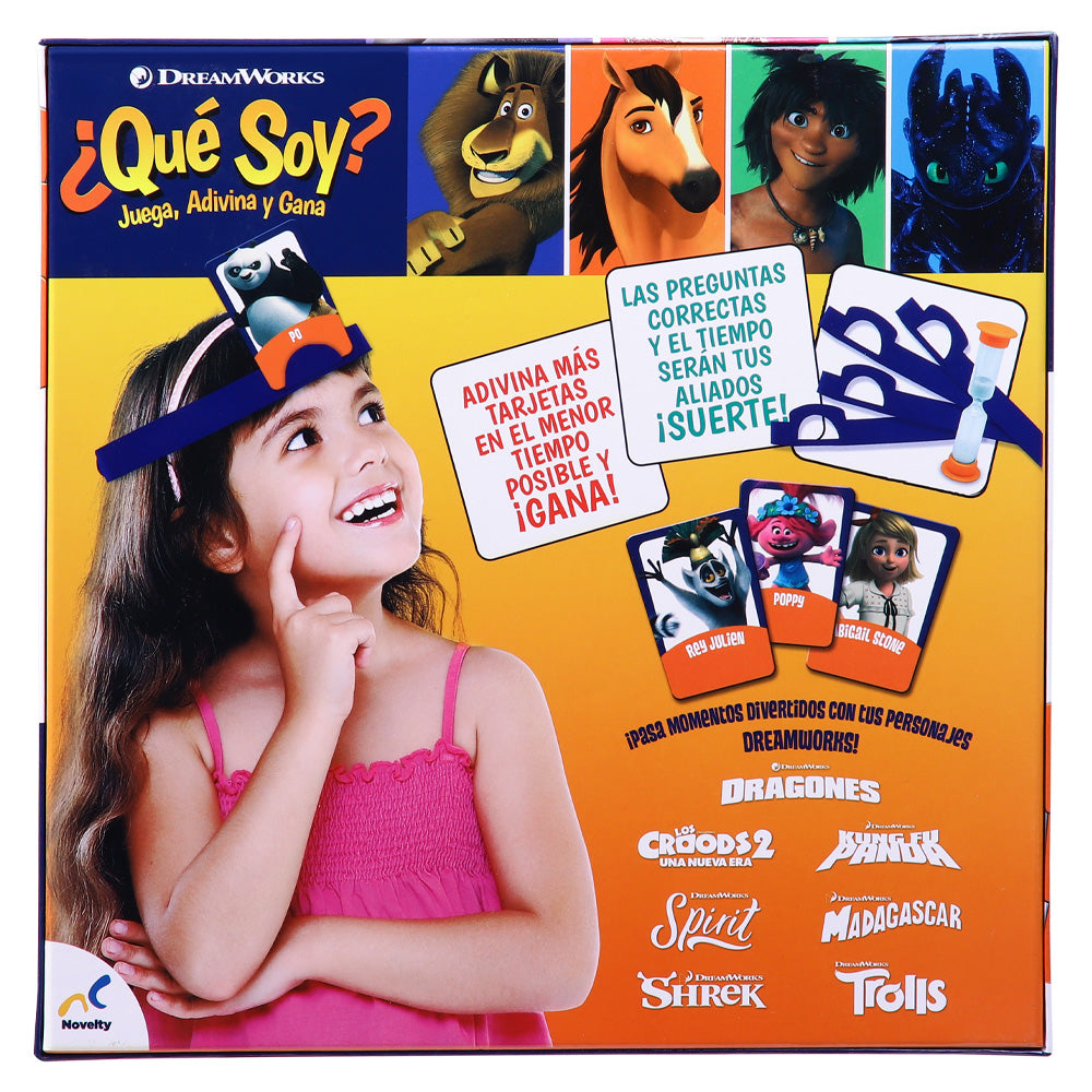 Juego de Mesa ¿Qué Soy? Dream Works - Novelty