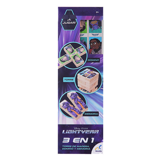 Torre de madera 3 en 1 lightyear