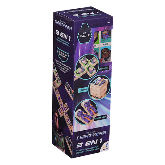 Torre de madera 3 en 1 lightyear