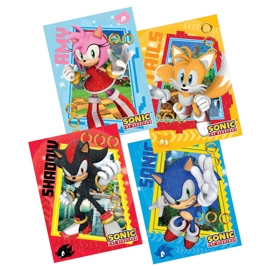 Rompecabezas 4 en 1 sonic