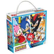 Rompecabezas 4 en 1 sonic