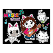 Rompecabezas Gabby´s Dollhouse Aterciopelado para colorear