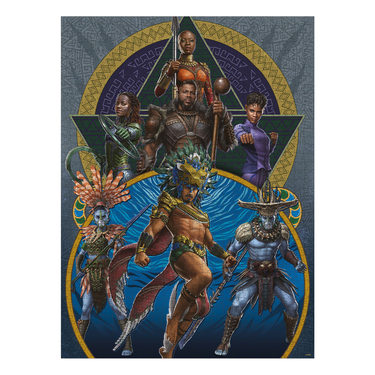 Rompecabezas coleccionable black panther wakanda forever