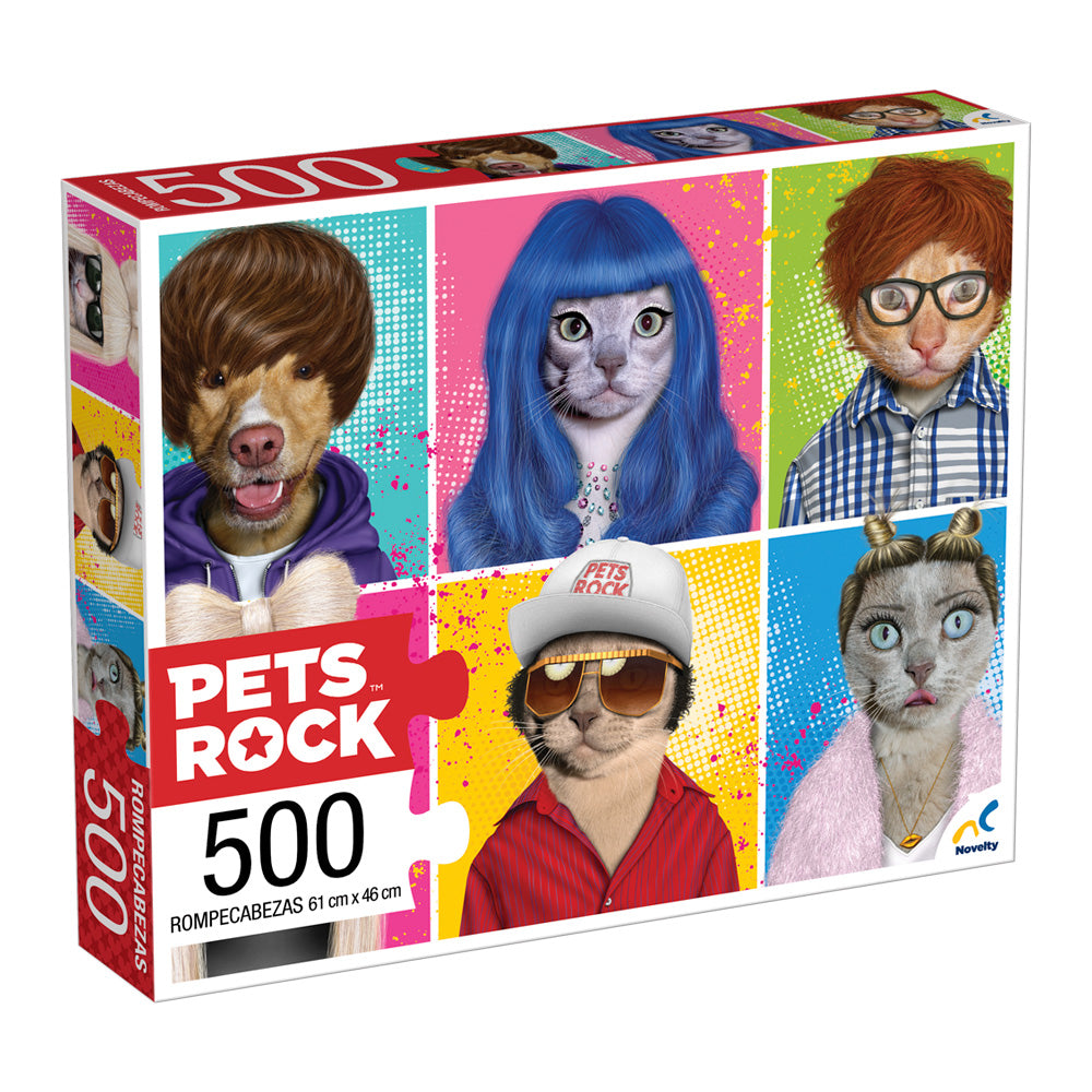 Rompecabezas Pets Rock 500 piezas