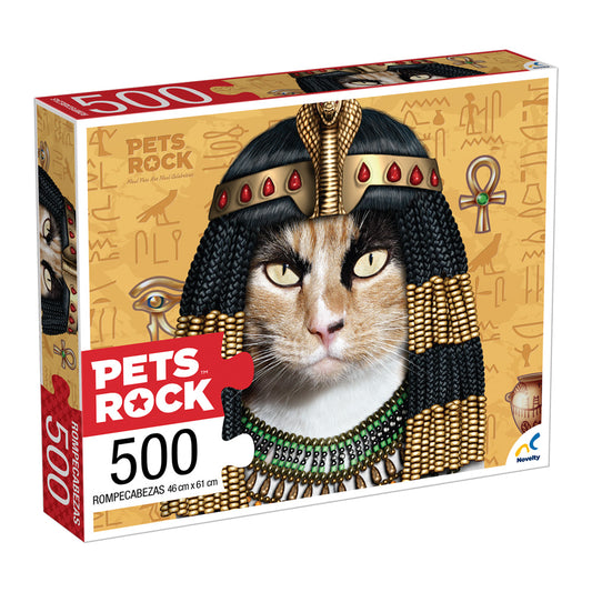 Rompecabezas Pets Rock Meowpatra 500 piezas