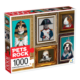 Rompecabezas Pets Rock Museo 1000 Piezas