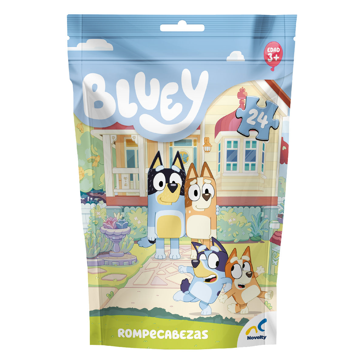 Rompecabezas Bluey 24 Pzs – Puzzle Infantil | Novelty